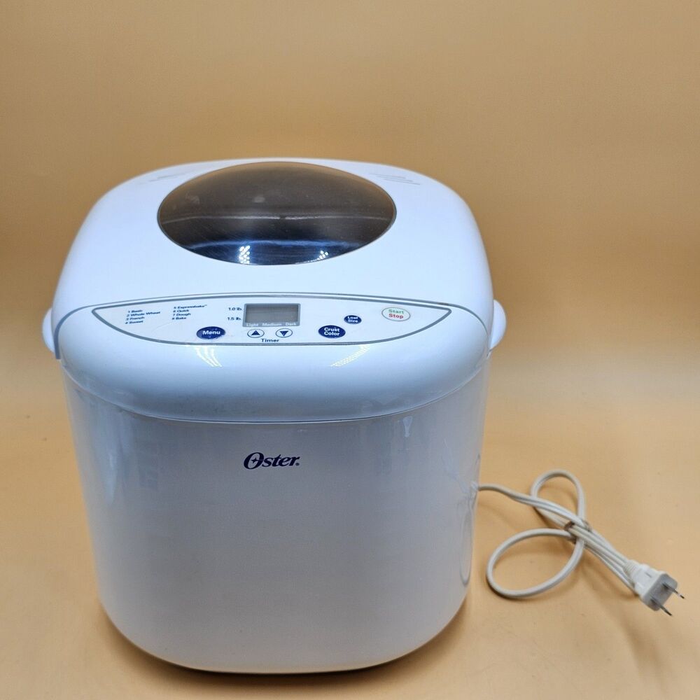 Oster 5858 Compact ExpressBake 2 lb Breadmaker White Automatic Bread Machine